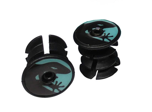 Lizard Skins DSP Bar Tape Plugs - Celeste Green Celeste Green  