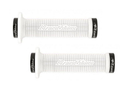Lizard Skins Lock-On Machine BMX Grips - White White  