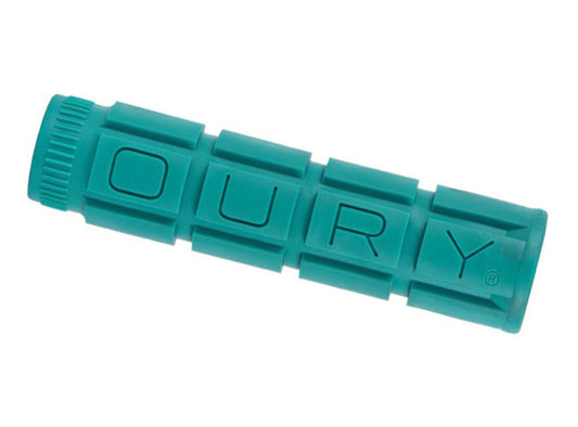 Oury Single Compound V2 Grips - Teal Teal  