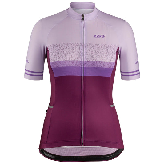 Louis Garneau Premium Short Sleeve Jersey - Womens - Salvia Purple - 2022 Salvia Purple X-Small 