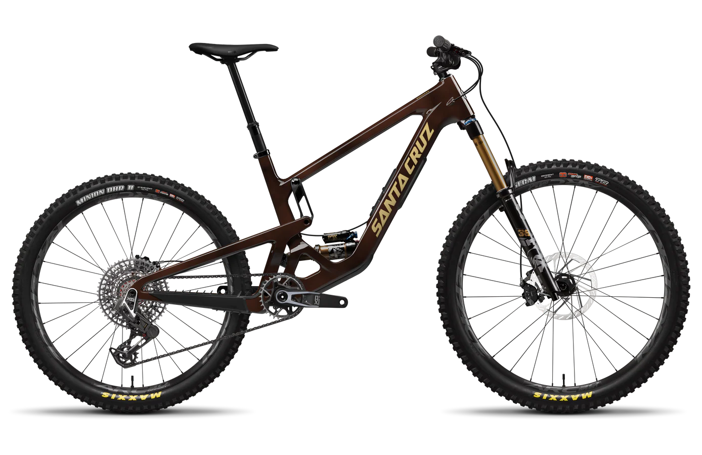 Santa Cruz Bronson 5 CC MX - X0 AXS - Root Beer - 2025