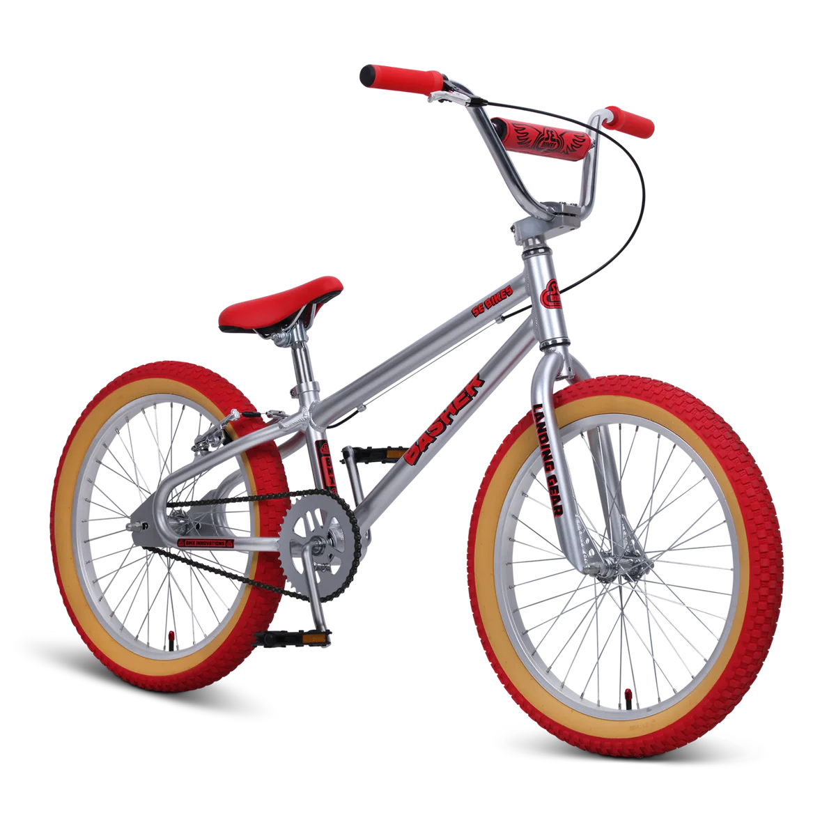 SE Bikes Basher 20" - Silver Streak