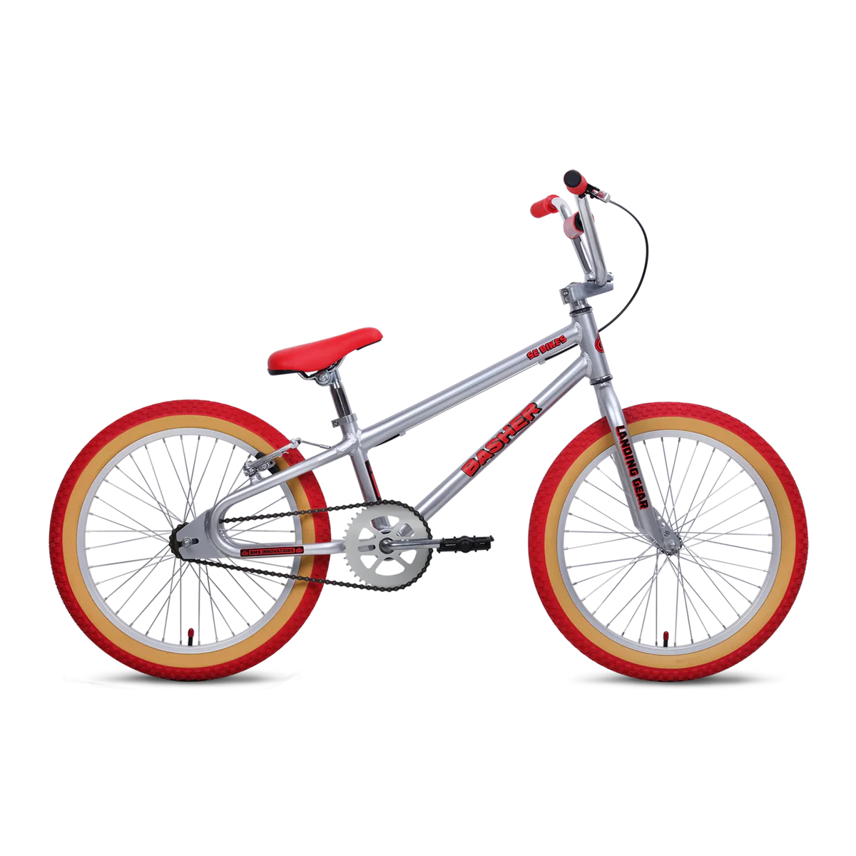 SE Bikes Basher 20" - Silver Streak