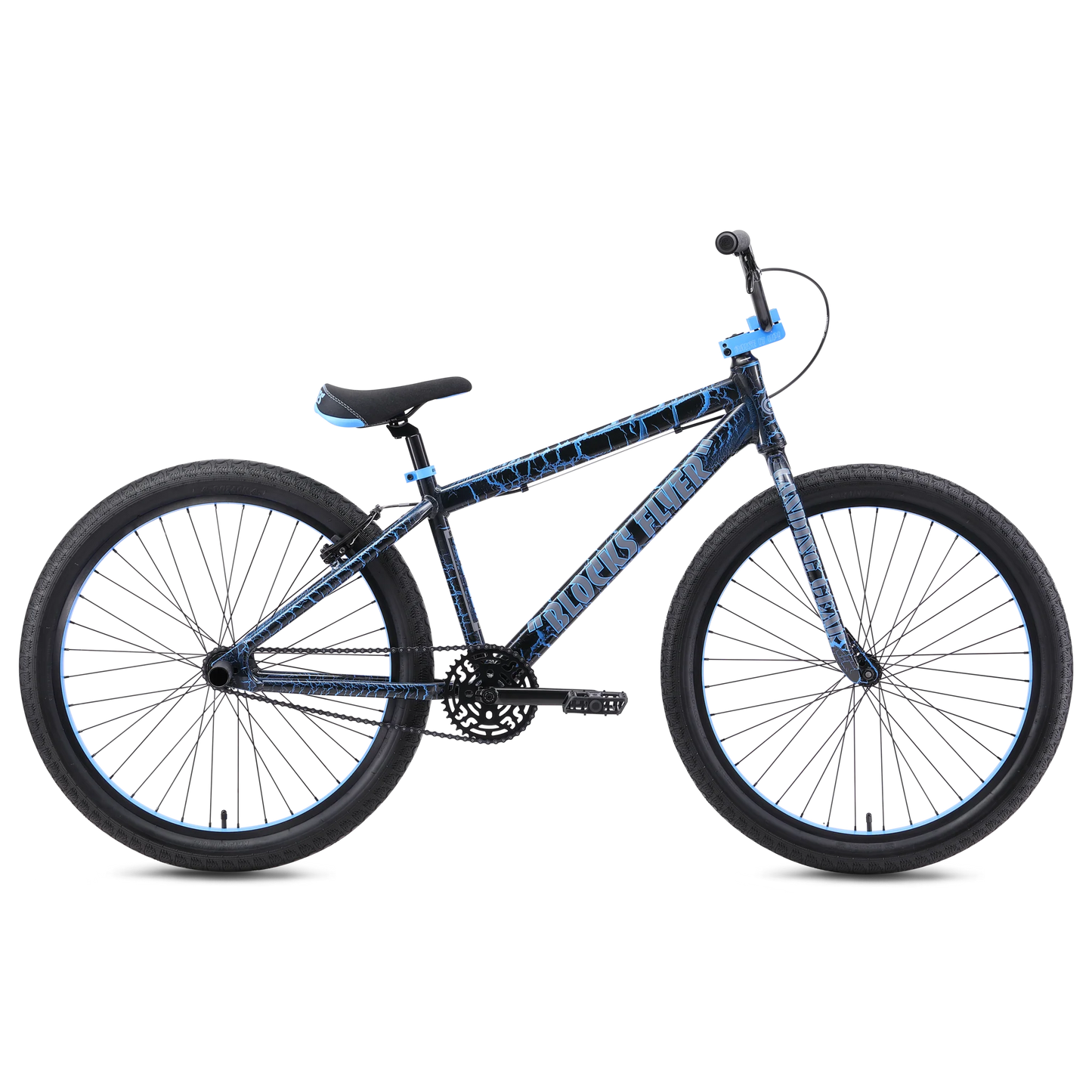 SE Bikes Blocks Flyer 26 - Blue Crackle