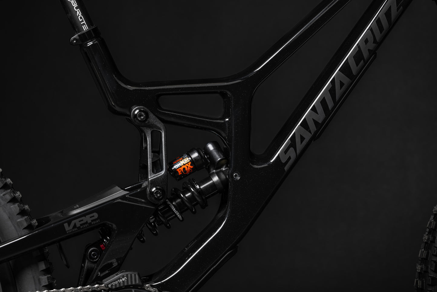 Santa Cruz V10 CC 29 - DH S Kit - Gloss Black Sparkle - 2025