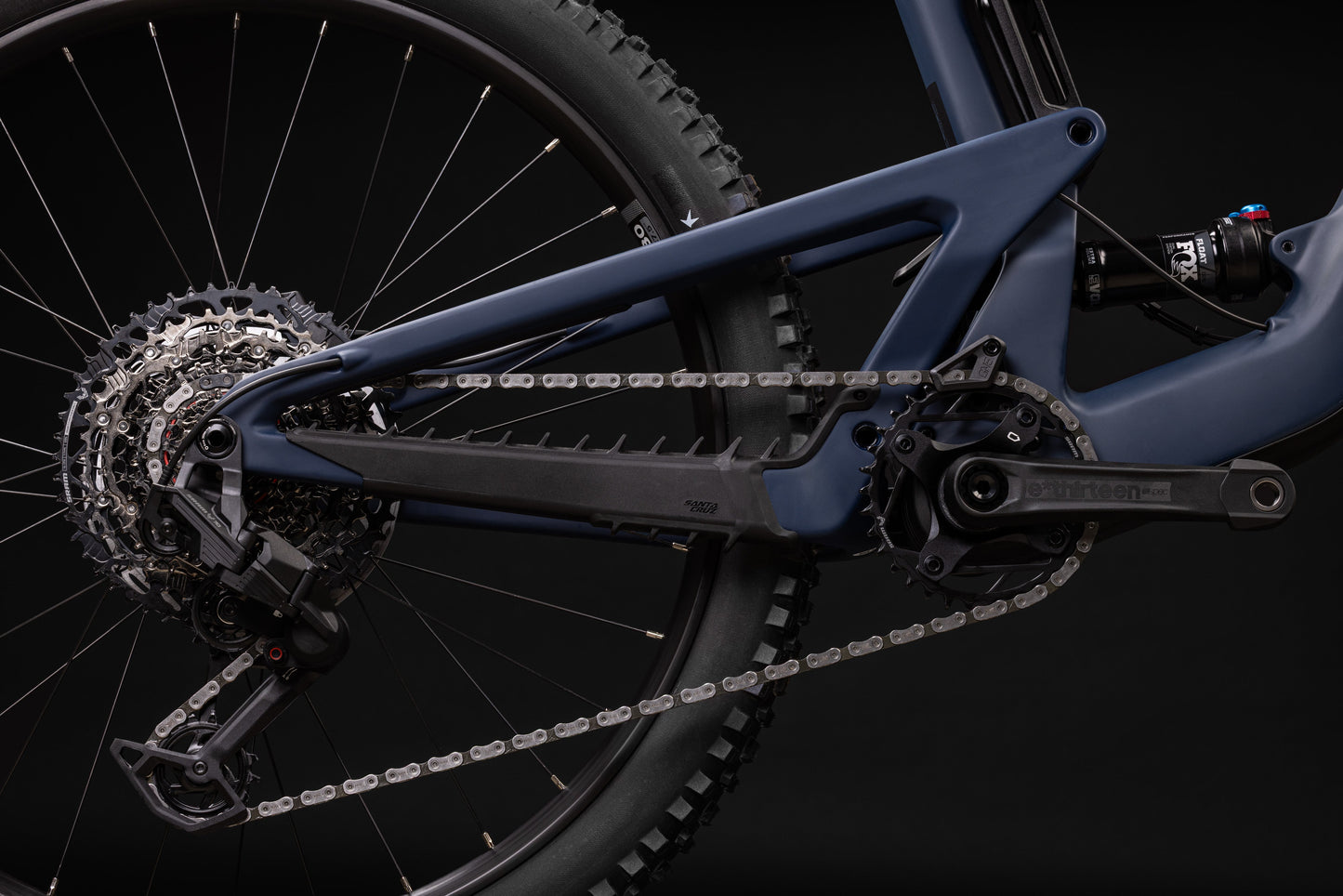 Santa Cruz Heckler SL Carbon MX - 70 Kit - Matt Dark Blue - Ex-Display