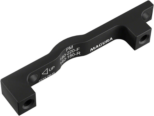 Magura QM 45 Disc Brake Adapter Black PM - 180mm - F-220mm/R-180mm 