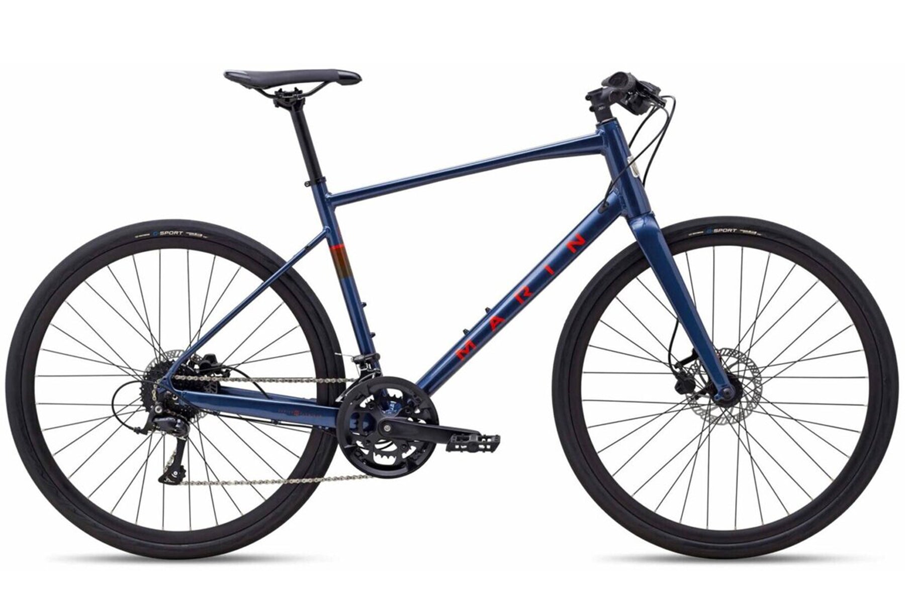 Marin Fairfax 3 700 Fitness Road Bike - Blue-Orange - 2022 Blue - Orange X-Small 