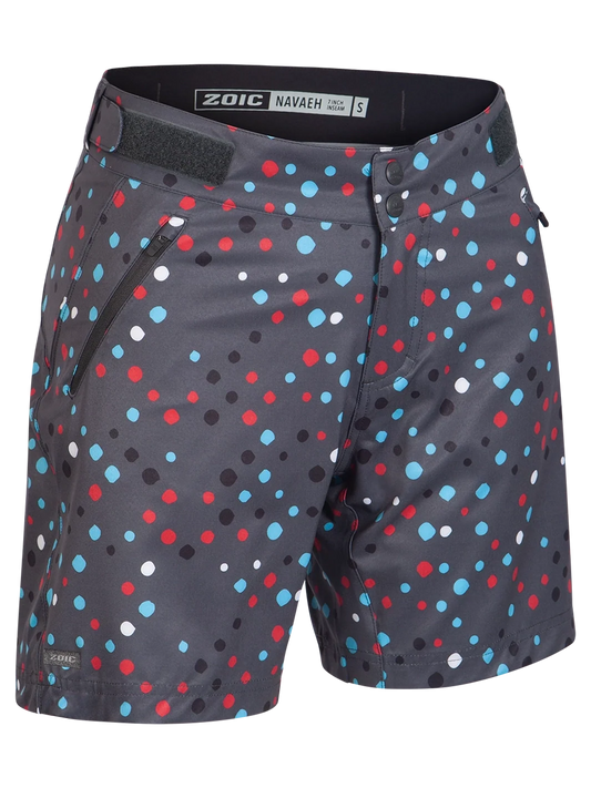 Zoic Naveah 7" MTB Short - Womens - Shadow Good Dot
