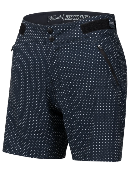 Zoic Naveah 7" MTB Short - Womens - Black Polka Dot