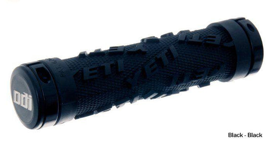 ODI Yeti Hardcore Lock-On Bonus Pack Grips - Black Black Black Clamps 
