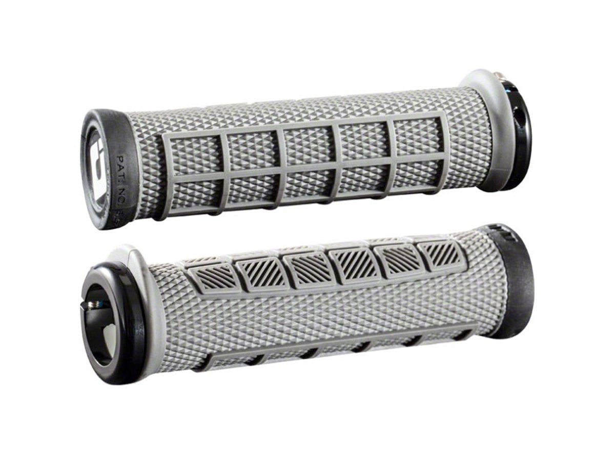 ODI Elite Pro Lock-On Bonus Pack MTB Grips - Graphite-Black Graphite - Black  