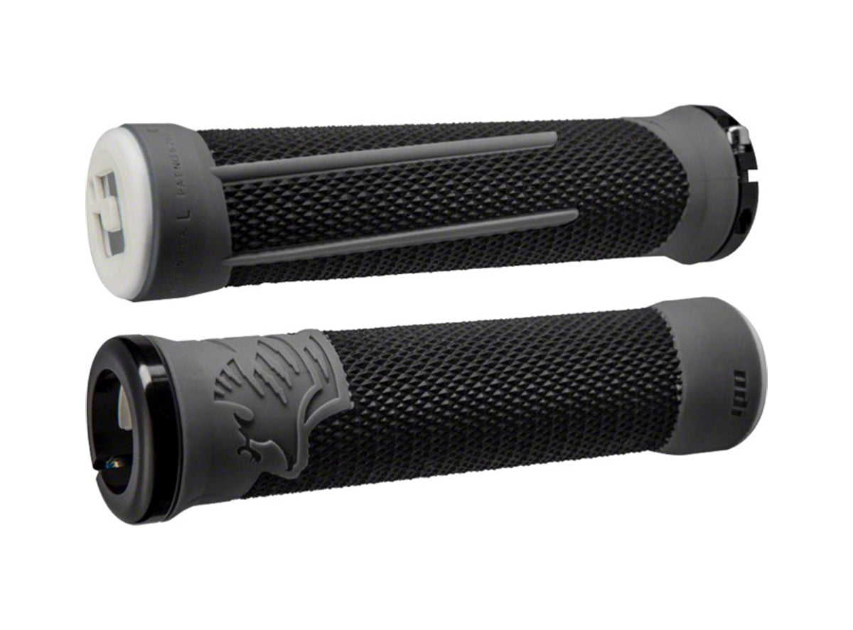 OGI AG-2 Lock-On Grips - Black-Graphite Black - Graphite  