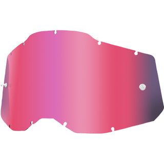 100% Racecraft 2/Accuri 2/Strata 2 Replacement Lens - Pink
