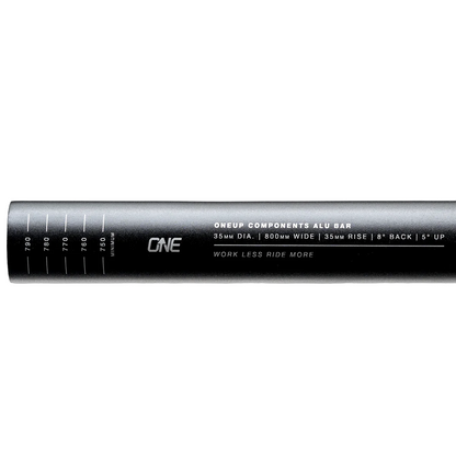 OneUp 35 Alloy Riser MTB Handlebar - Black