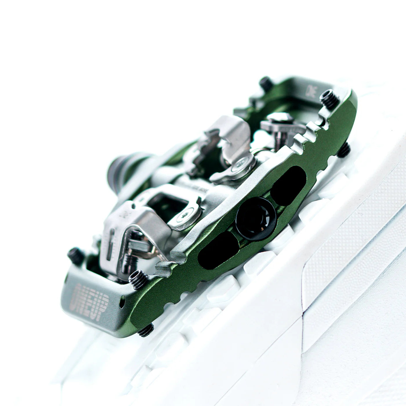 OneUp XC Clip Pedals - Dark Green