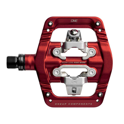 OneUp Clip MTB SPD Pedals - Red