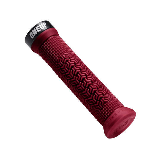 OneUp Jackson Goldstone Lock-On MTB Grips - Maroon