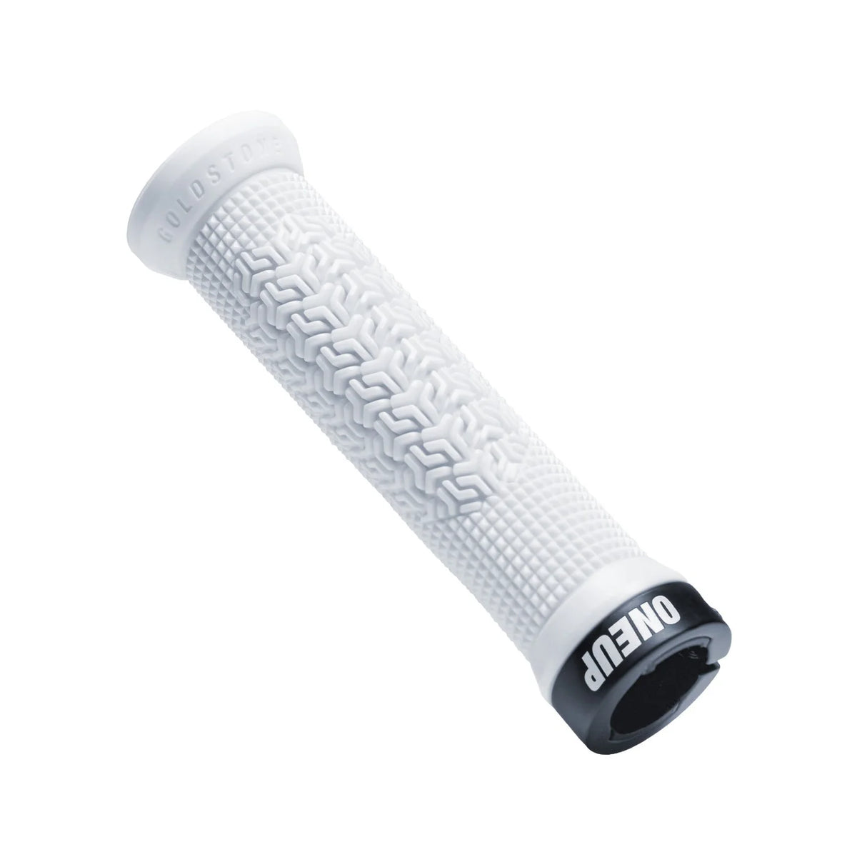 OneUp Jackson Goldstone Lock-On MTB Grips - White