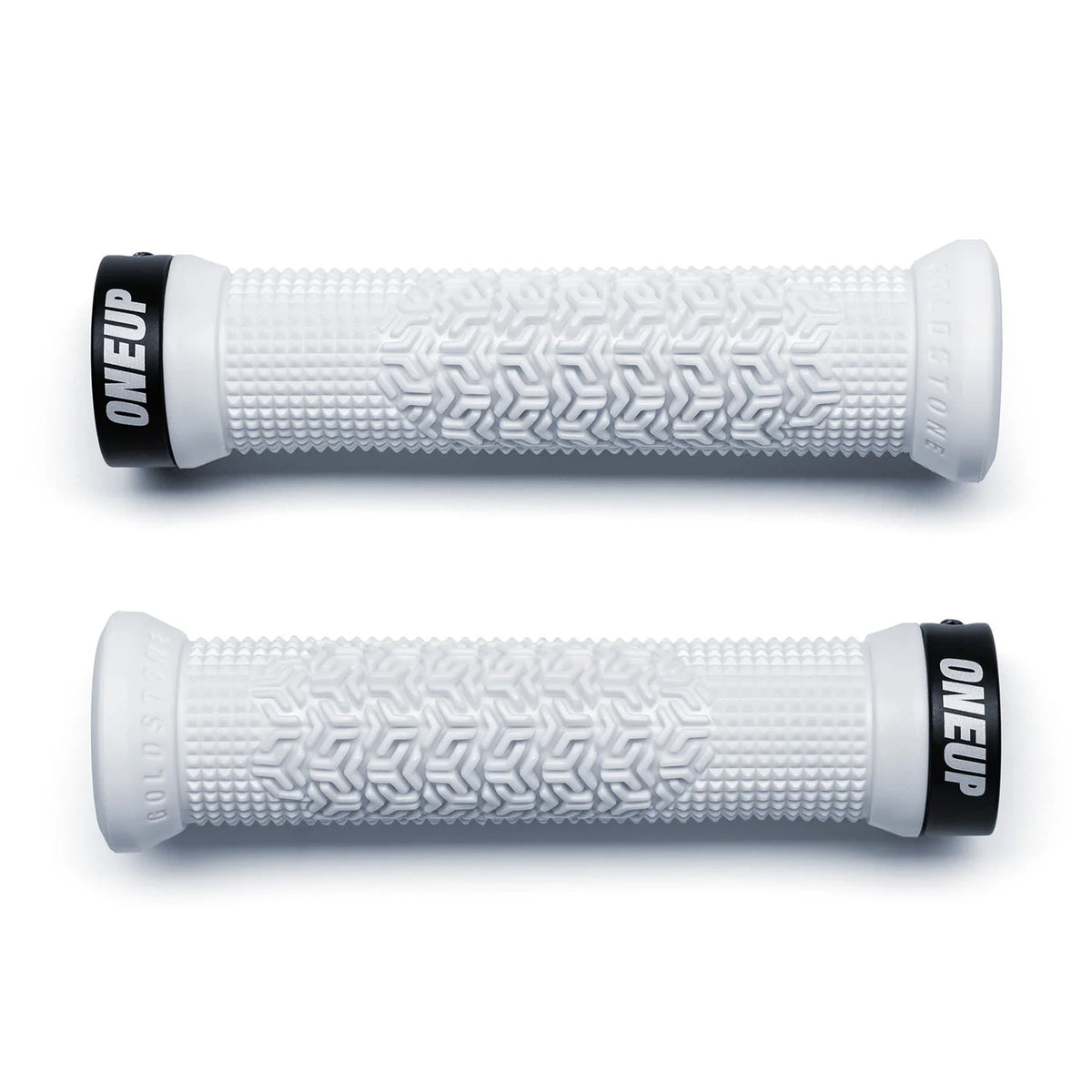 OneUp Jackson Goldstone Lock-On MTB Grips - White