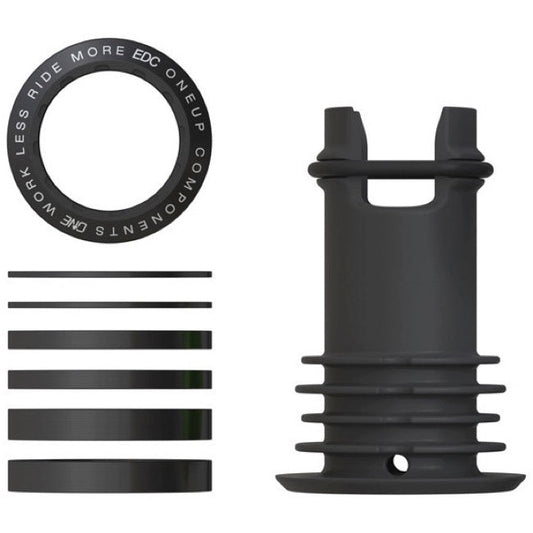 OneUp EDC Tool System Top Cap - Black Black  