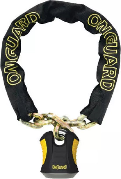 Onguard Beast 8018 Chain with Padlock - 6'X47" - 180cmX12mm