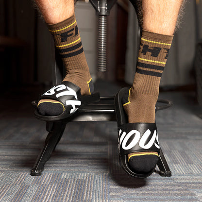 Fasthouse Orion Sock - Heather Brown