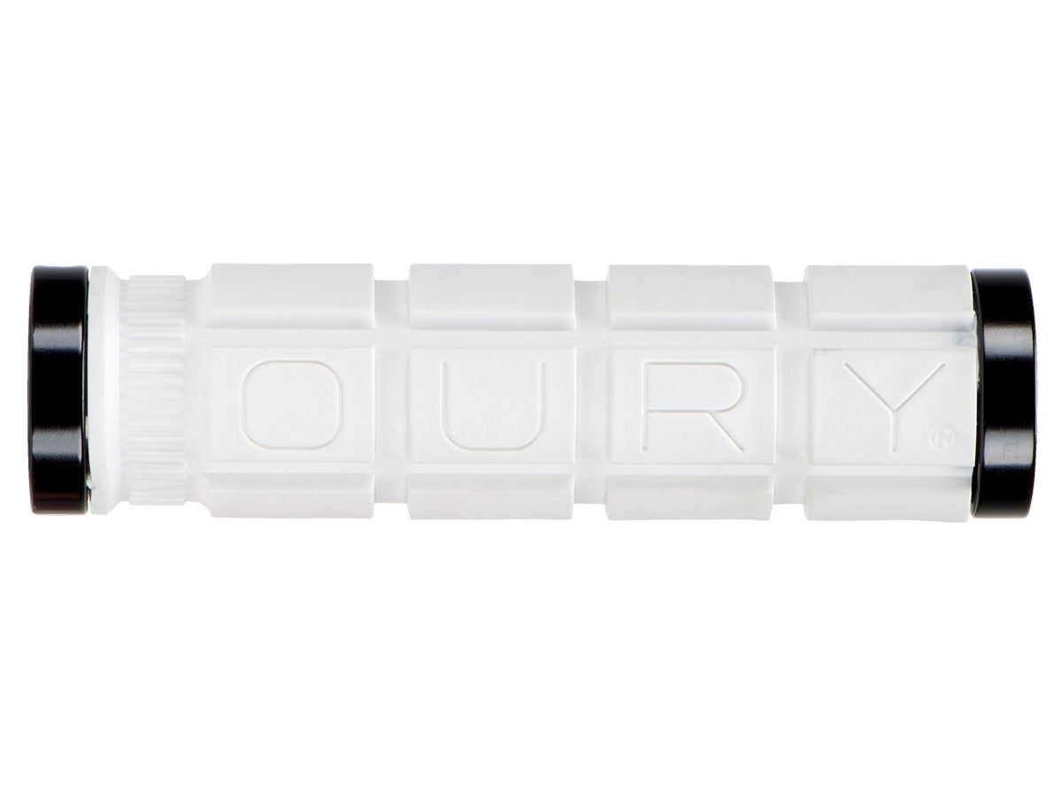 Oury Lock-On Grips - White White  