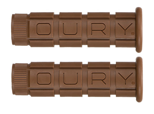 Oury Single Compound MTB Grips - Brown Brown  