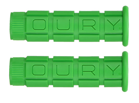 Oury Single Compound MTB Grips - Green Green  