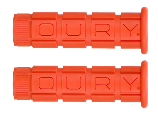Oury Single Compound MTB Grips - Orange Orange  