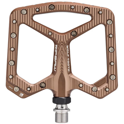 Wolf Tooth Components Ripsaw Aluminum Flat Pedals - Espresso