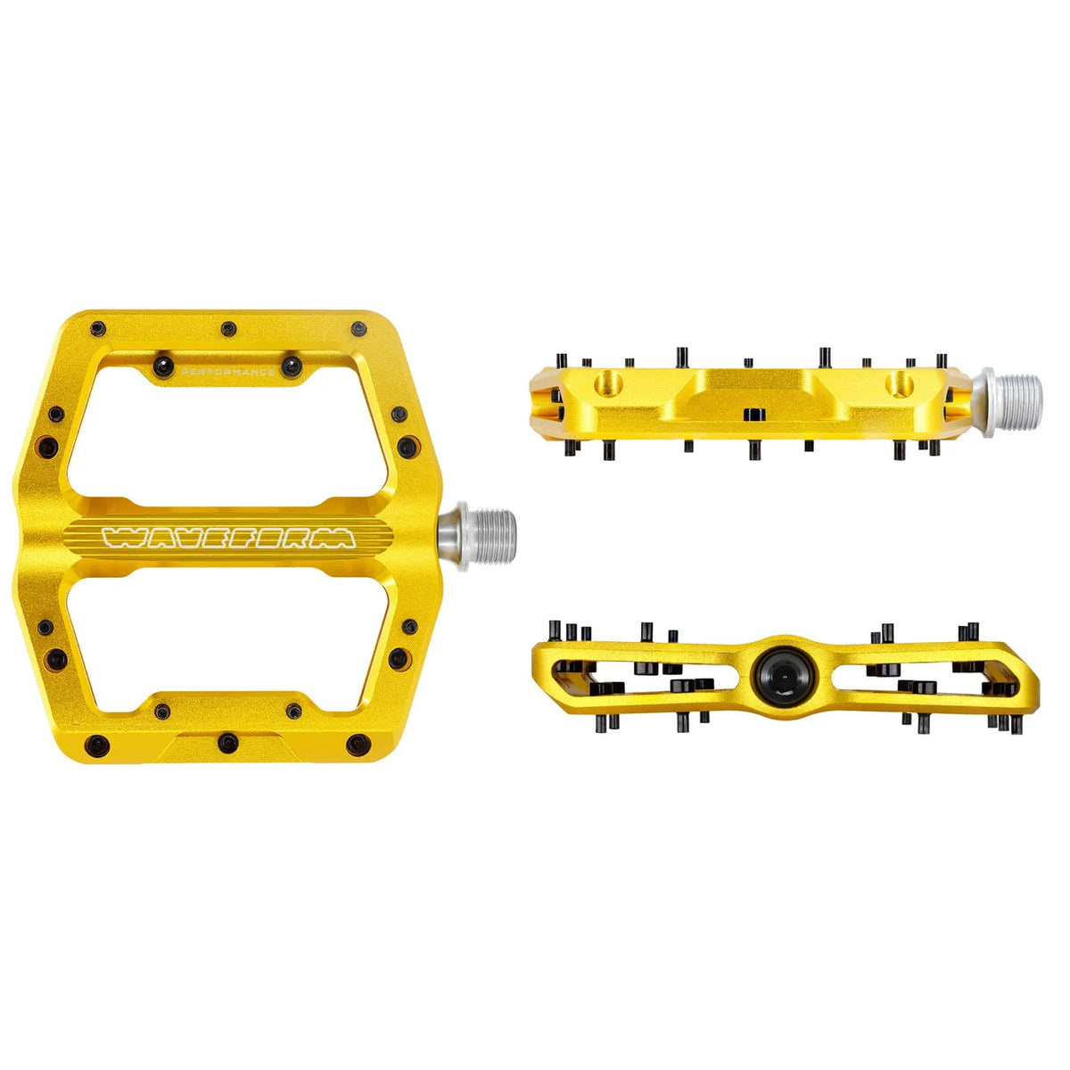 Wolf Tooth Components Waveform Performance Flat Pedal - Gold