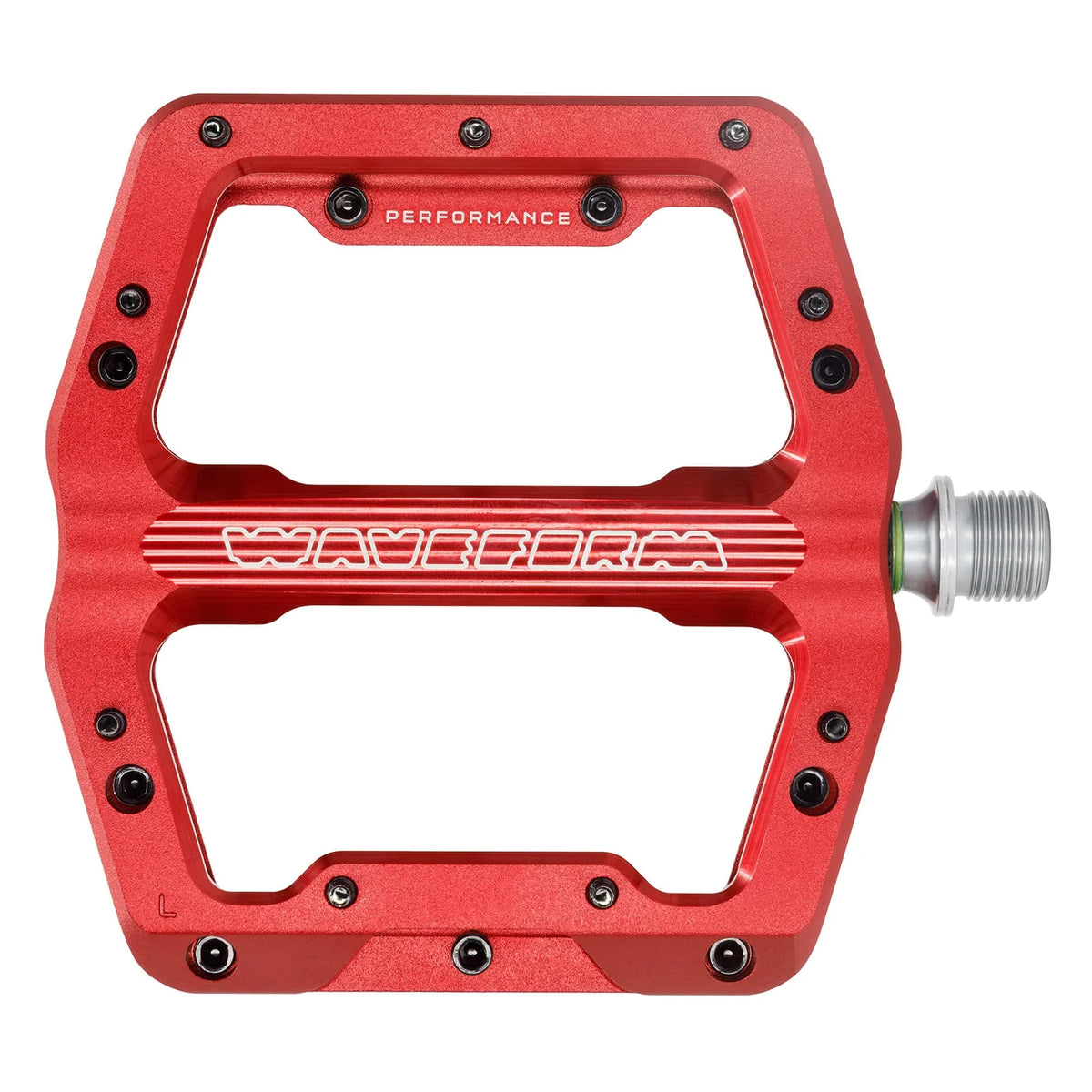 Wolf Tooth Components Waveform Performance Flat Pedal - Red