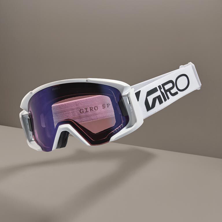 Giro Dropline MTB Goggle - Vivid Lens - White