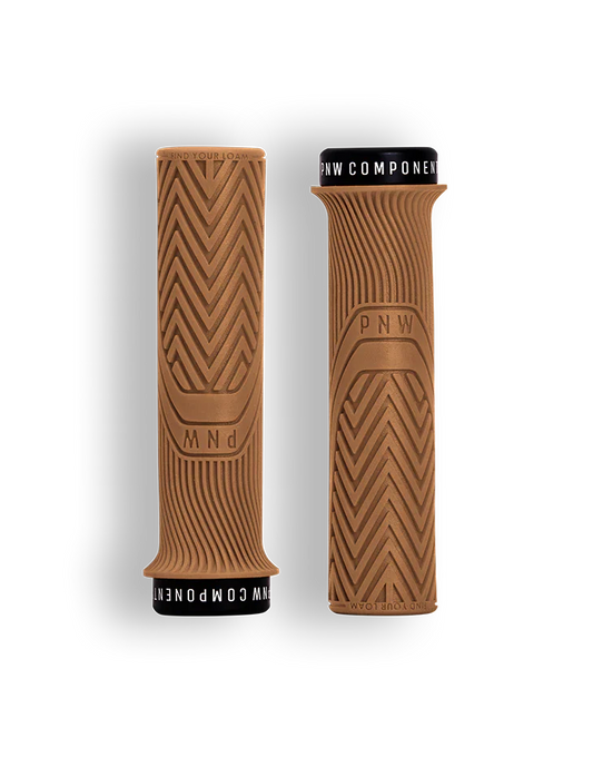 PNW Loam MTB Lock-On Grips - Peanut Butter Peanut Butter  