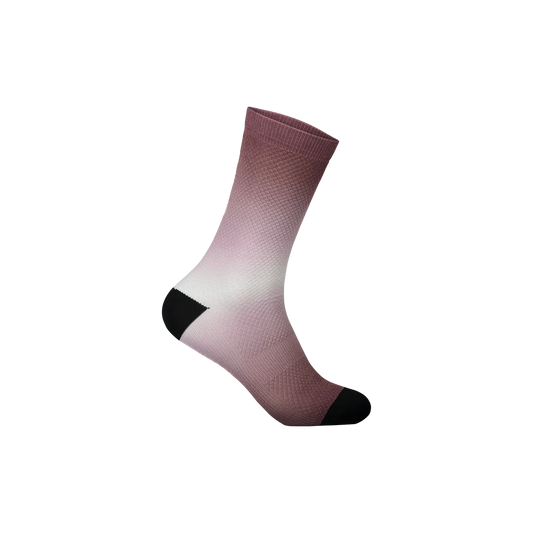 POC Essential Long Print Sock - Gradient Garnet Red Gradient Garnet Red Small 