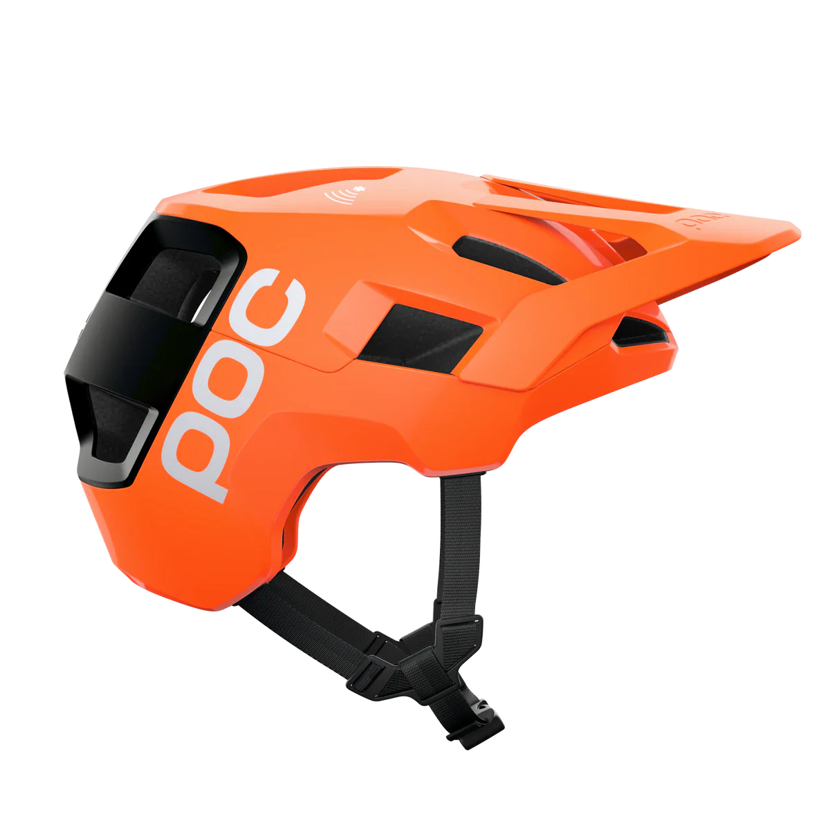 POC Kortal Race MIPS MTB Helmet - Fluorescent Orange Avip-Uranium Black Matt