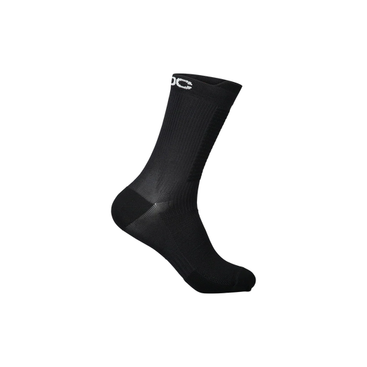 POC Lithe Mid MTB Sock - Uranium Black Uranium Black Small 