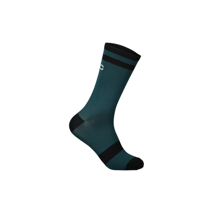 POC Lure Long MTB Sock - Dioptase Blue-Uranium Black Dioptase Blue - Uranium Black Small 