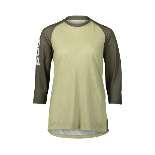POC Pure 3/4 Sleeve MTB Jersey - Womens - Prehnite Green-Epidote Green Prehnite Green - Epidote Green X-Small 