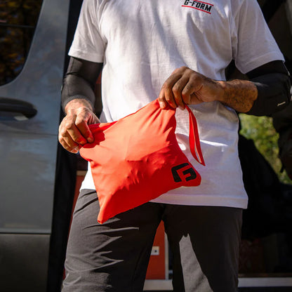 G-Form Packable Hooded Jacket - Flame Red