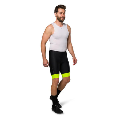 Pearl Izumi Attack Road Short - Black-Screaming Yellow