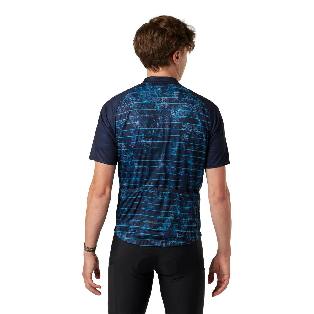 Pearl Izumi Classic Cycling Jersey - Blue Buzz-Dark Navy Diffuse