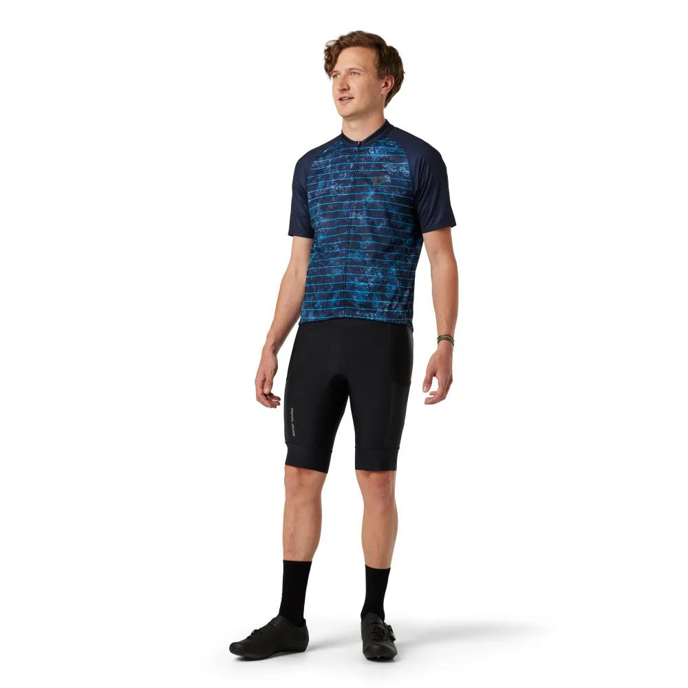 Pearl Izumi Classic Cycling Jersey - Blue Buzz-Dark Navy Diffuse