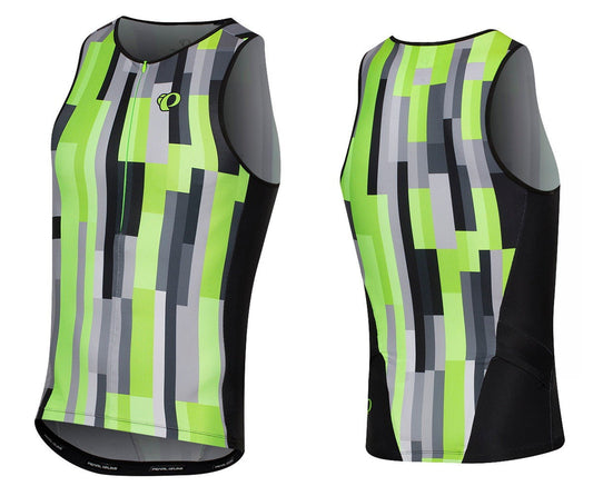Pearl Izumi Elite Pursuit Graphic Tri Singlet - Screaming Green Plexus Screaming Green Plexus 2X-Large 