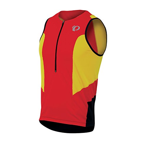 Pearl Izumi Select Tri Singlet - Firey Red-Blazing Orange Firey Red - Blazing Orange Medium 