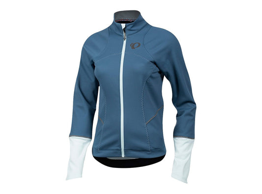 Pearl Izumi Elite Escape Softshell Cycling Jacket - Womens - Blue Steel-Skylight Blue Steel - Skylight Small 
