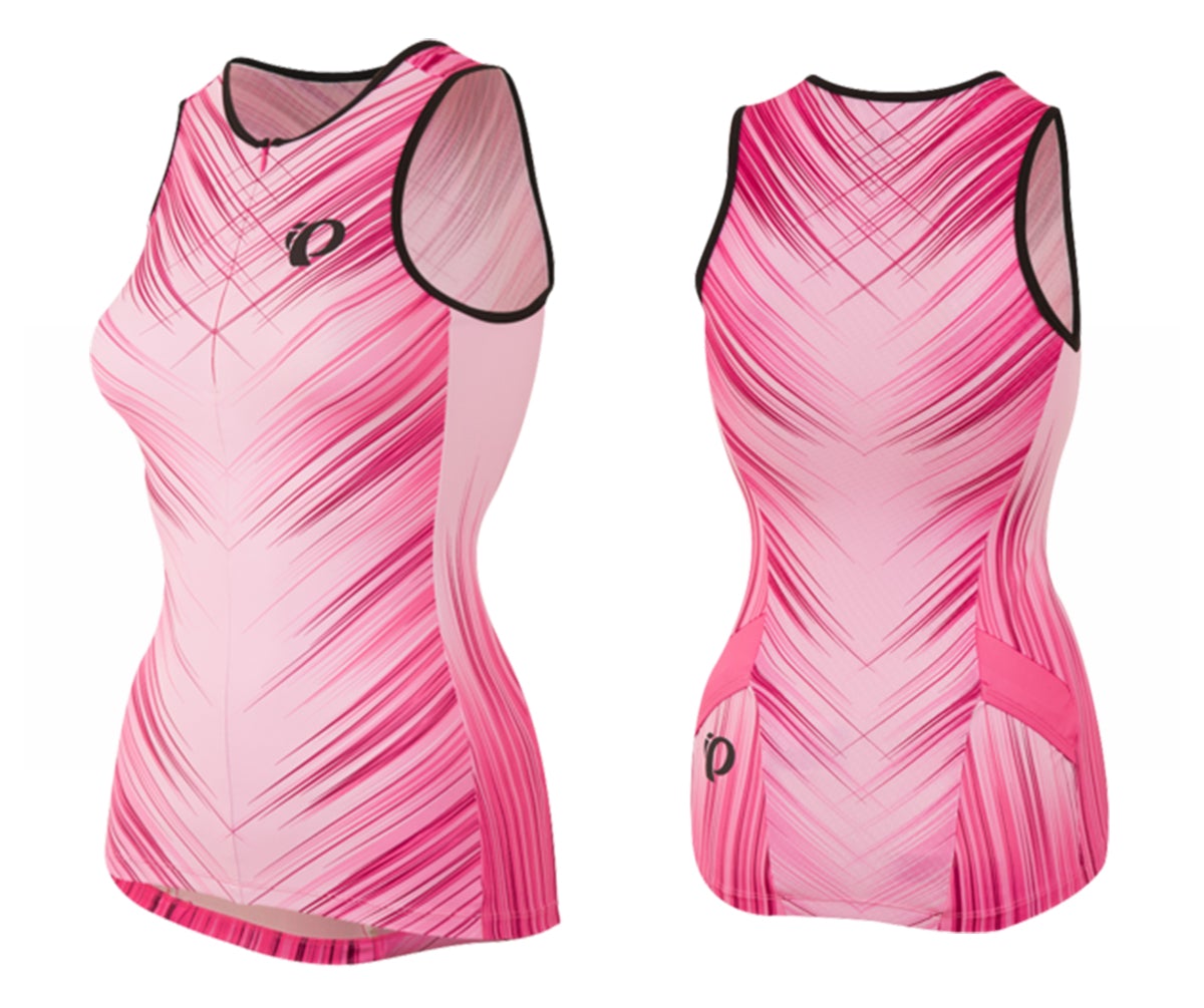 Pearl Izumi Elite InRCool Ltd Tri Singlet - Womens - Crystalize Screaming Pink Crystalize Screaming Pink Large 