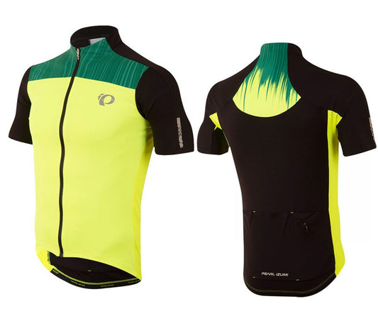 Pearl Izumi Elite Pursuit Short Sleeve Road Jersey - Screaming Yellow-Black Rush Screaming Yellow - Black Rush Large 